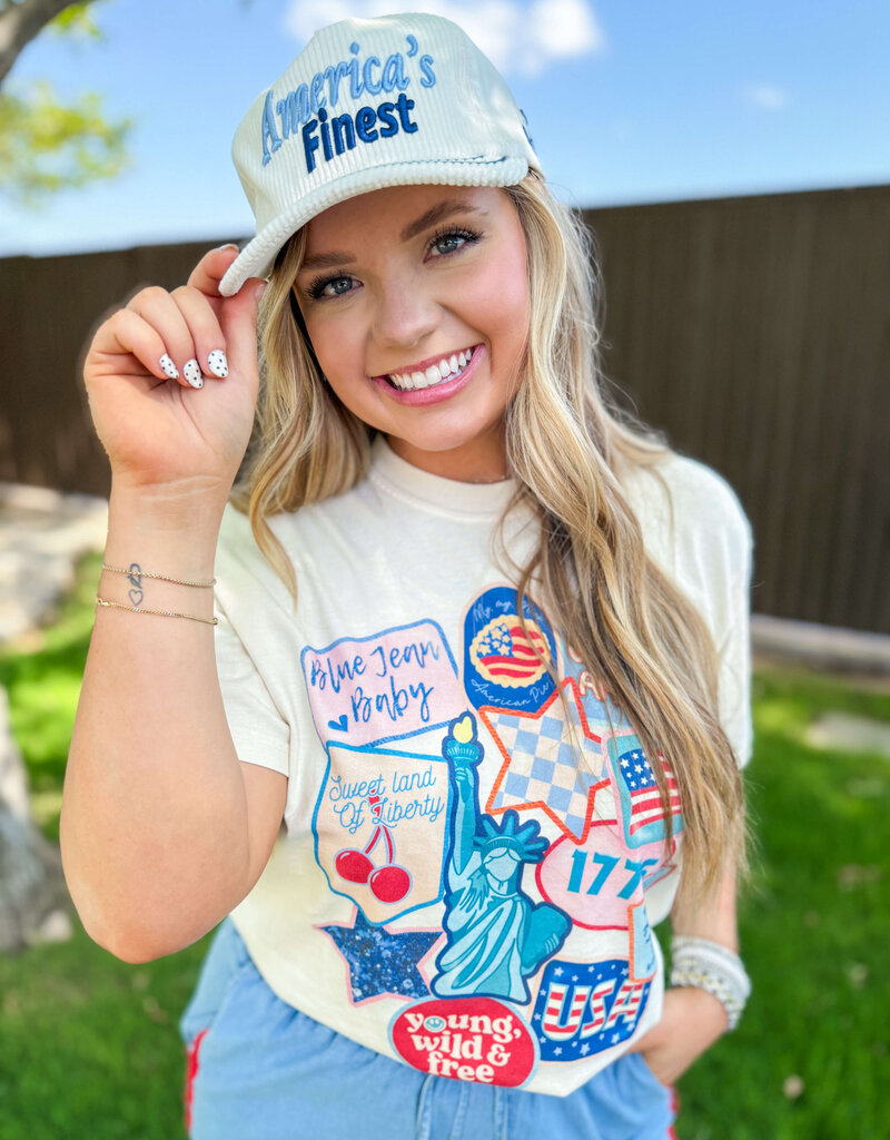 J.HOFFMAN'S Americas Finest Corduroy Trucker Hat