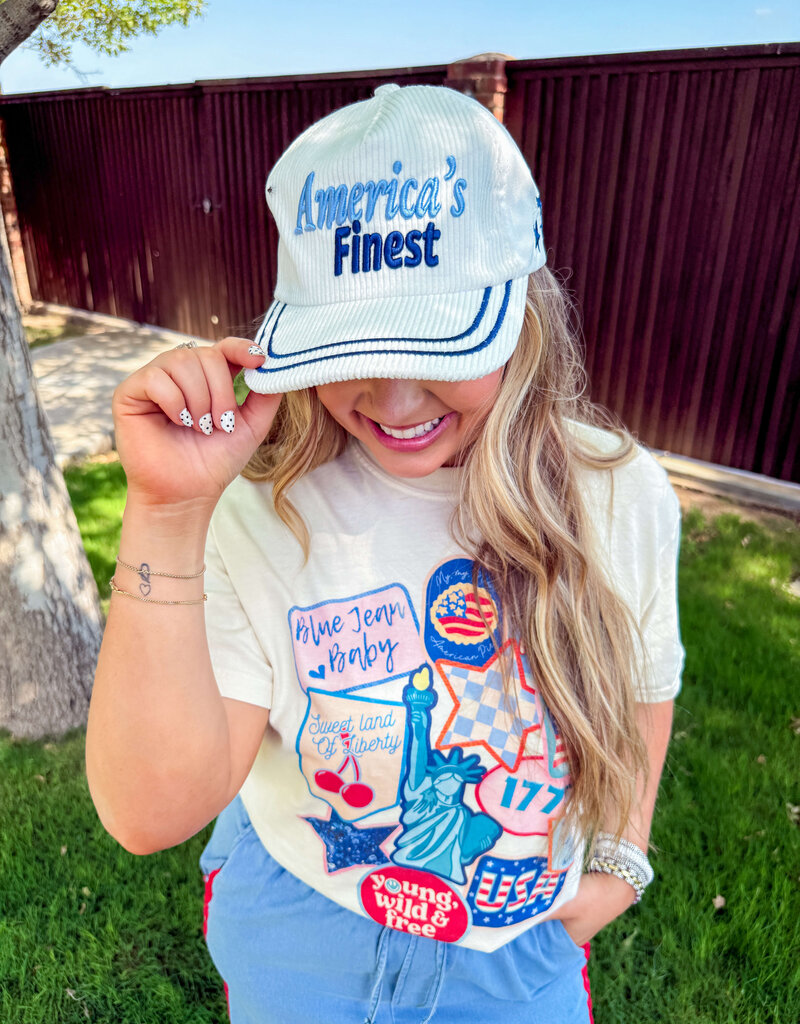 J.HOFFMAN'S Americas Finest Corduroy Trucker Hat