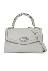 Tate Flap Satchel in Sterling