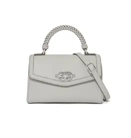 Tate Flap Satchel in Sterling