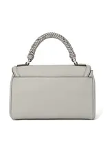 Tate Flap Satchel in Sterling