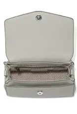 Tate Flap Satchel in Sterling