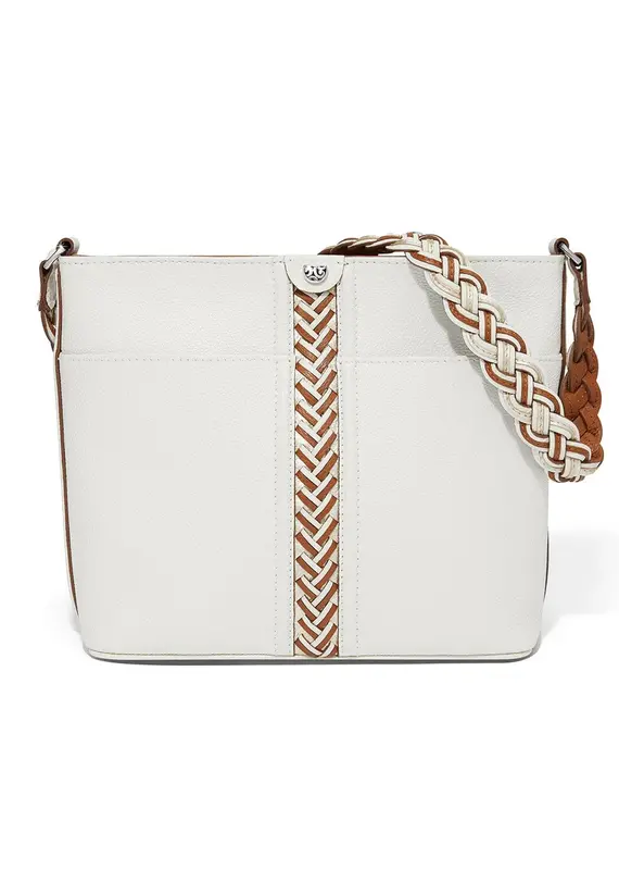 Belize Bucket Bag in Optic White