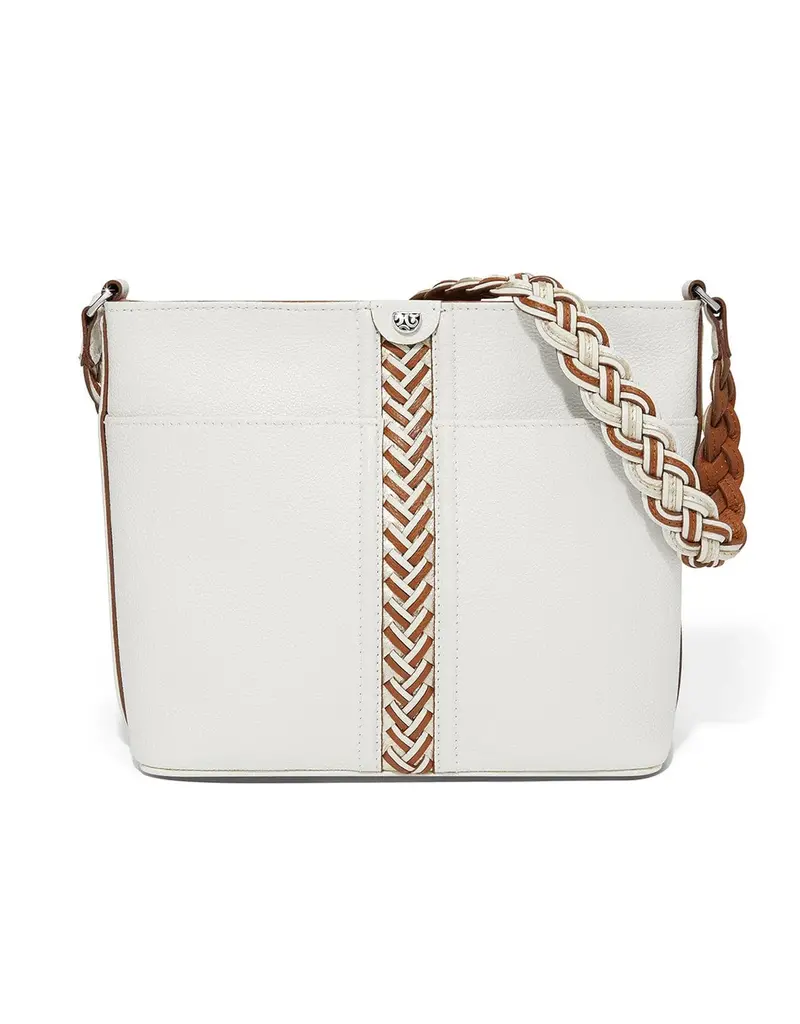 Belize Bucket Bag in Optic White