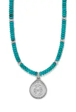 Mosaic Horizon Turquoise Necklace