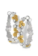 Pebble Edge Large Hoop