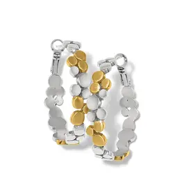 Pebble Edge Large Hoop