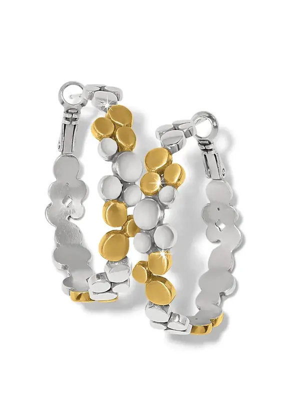 Pebble Edge Large Hoop