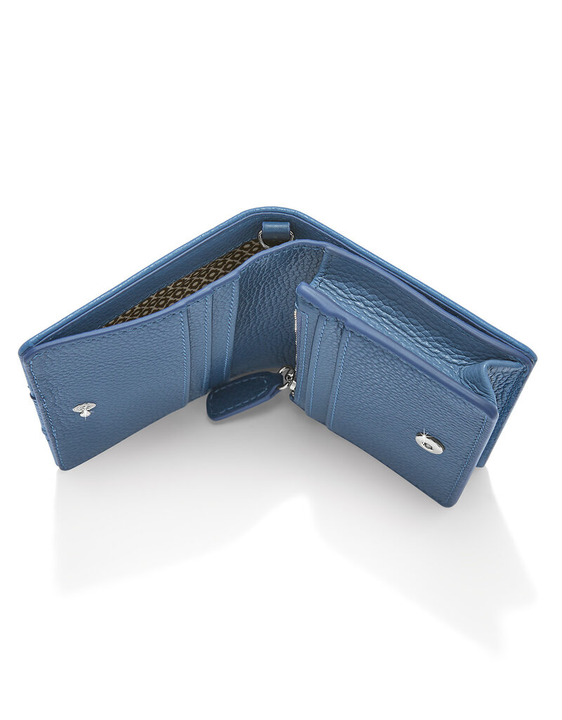 Belize Small Wallet in Canyon Blue