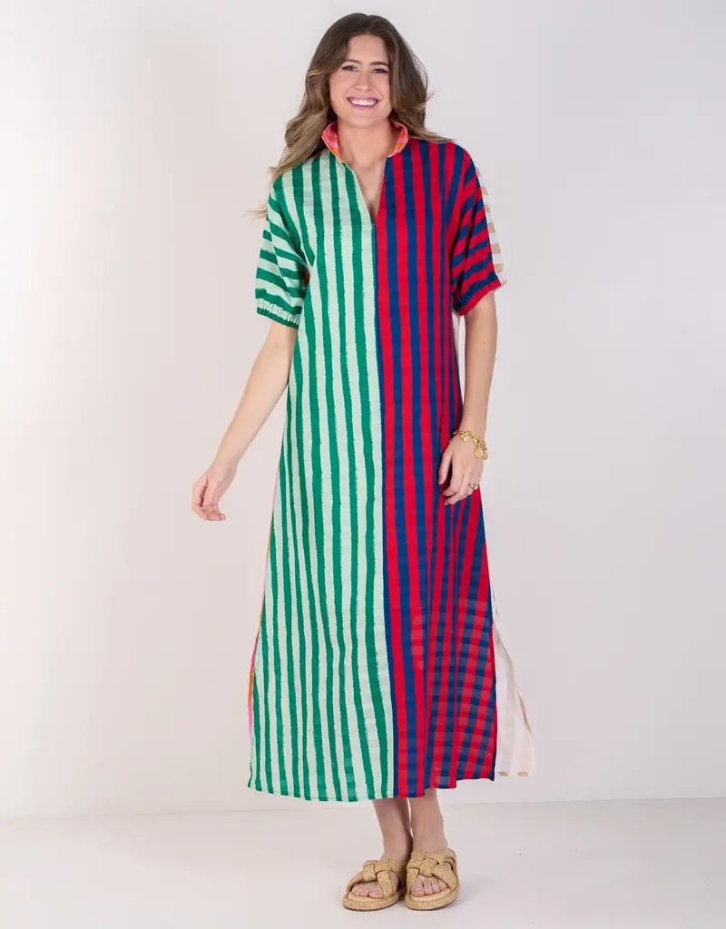 J.HOFFMAN'S Poppi Maxi- Stripe Mix