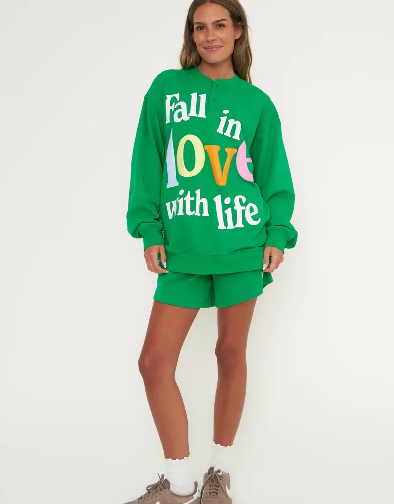 J.HOFFMAN'S Fall In Love With Life Sweatshirt