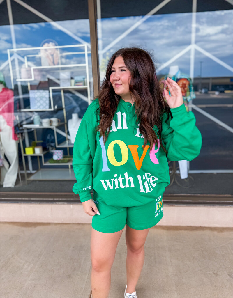 J.HOFFMAN'S Fall In Love With Life Sweatshirt