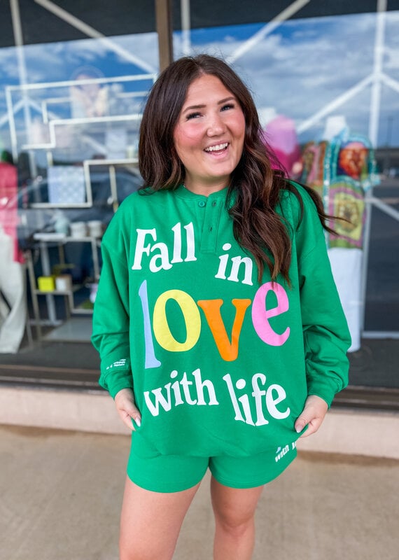 J.HOFFMAN'S Fall In Love With Life Sweatshirt