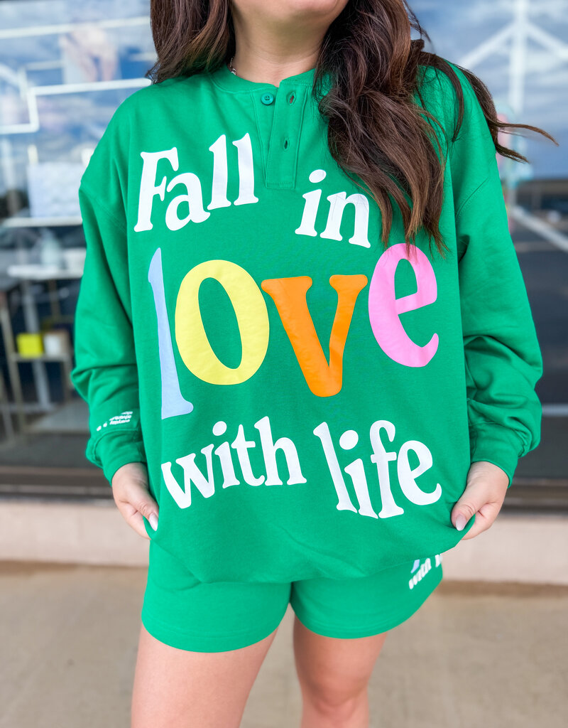 J.HOFFMAN'S Fall In Love With Life Sweatshirt
