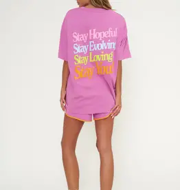 J.HOFFMAN'S Stay You Boyfriend Tee