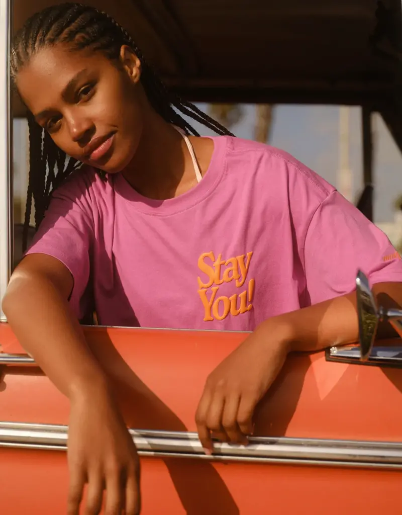 J.HOFFMAN'S Stay You Boyfriend Tee