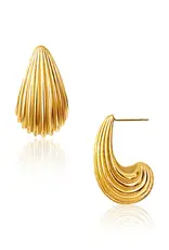 J.HOFFMAN'S Gillian Earrings- Gold