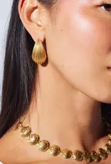 J.HOFFMAN'S Gillian Earrings- Gold
