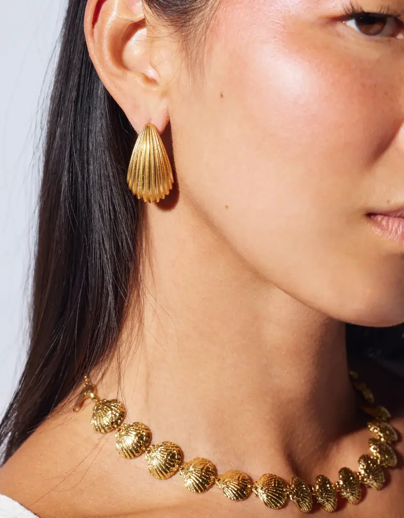 J.HOFFMAN'S Gillian Earrings- Gold