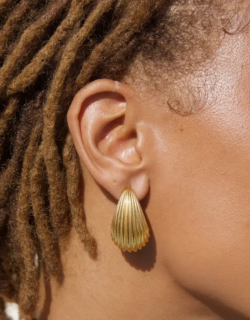 J.HOFFMAN'S Gillian Earrings- Gold