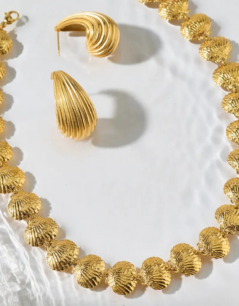 J.HOFFMAN'S Gillian Earrings- Gold