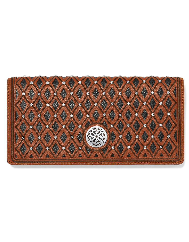 Ferrara La Bellezza Slim Folio Wallet in Russet