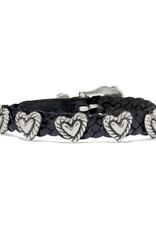 Roped Heart Braid Bandit in Black