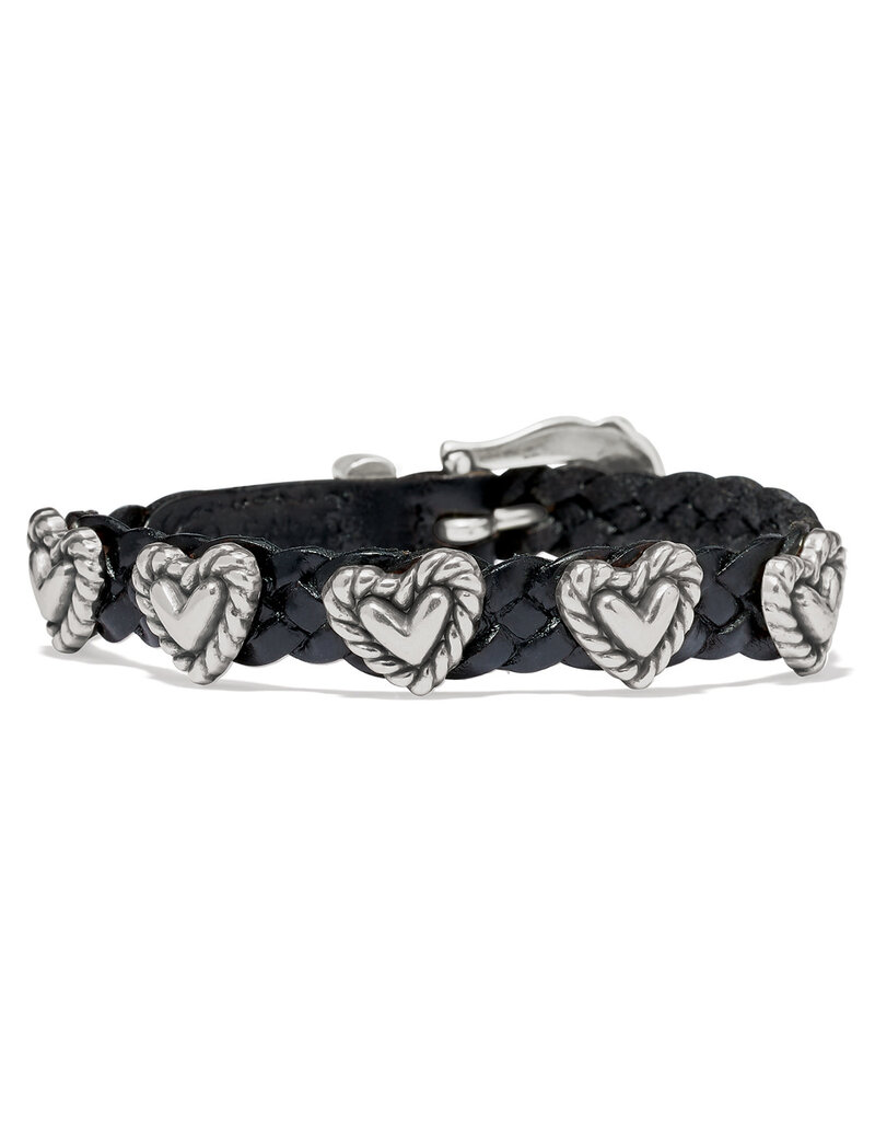 Roped Heart Braid Bandit in Black