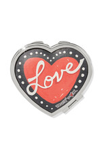 BFF Heart Compact Mirror