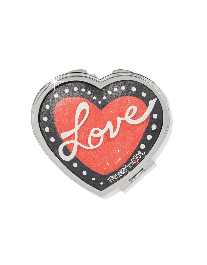 BFF Heart Compact Mirror