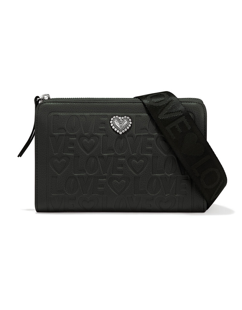 Madly In Love Medium Pouch in Black