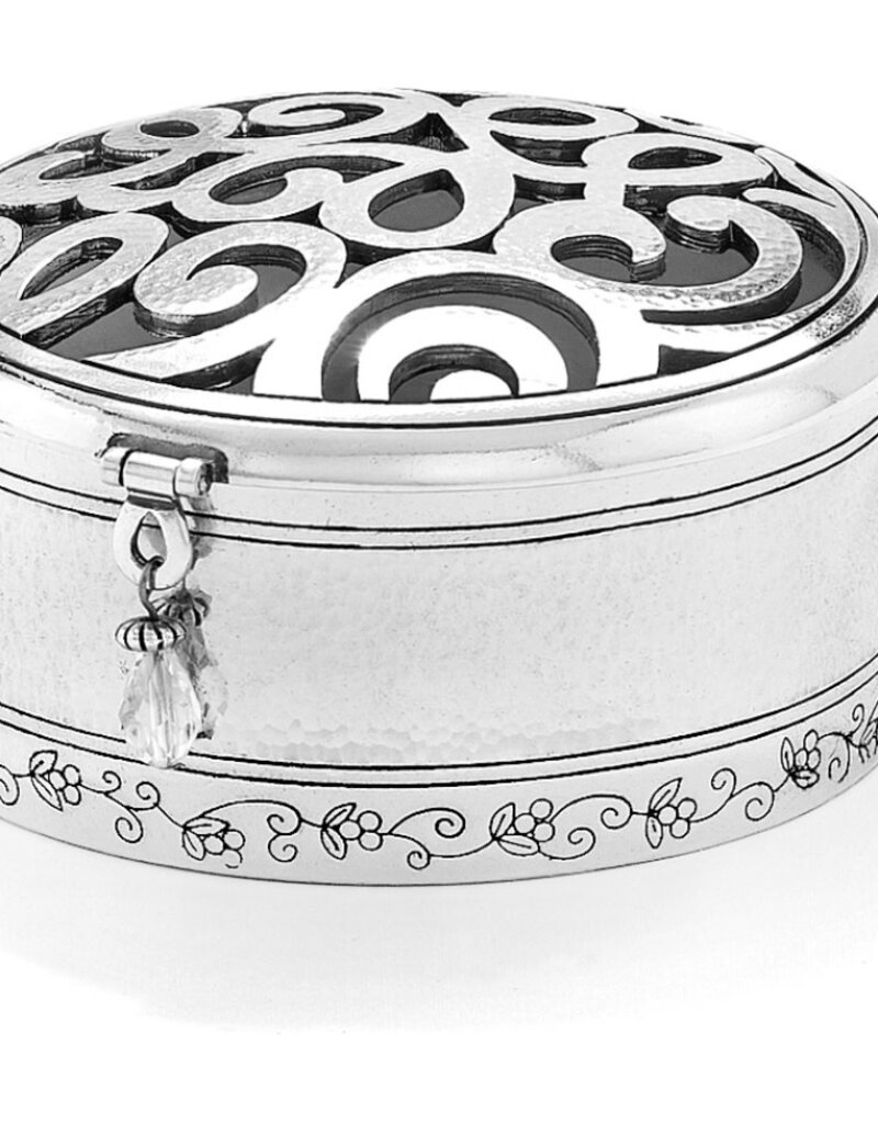 Skribble Round Trinket Box