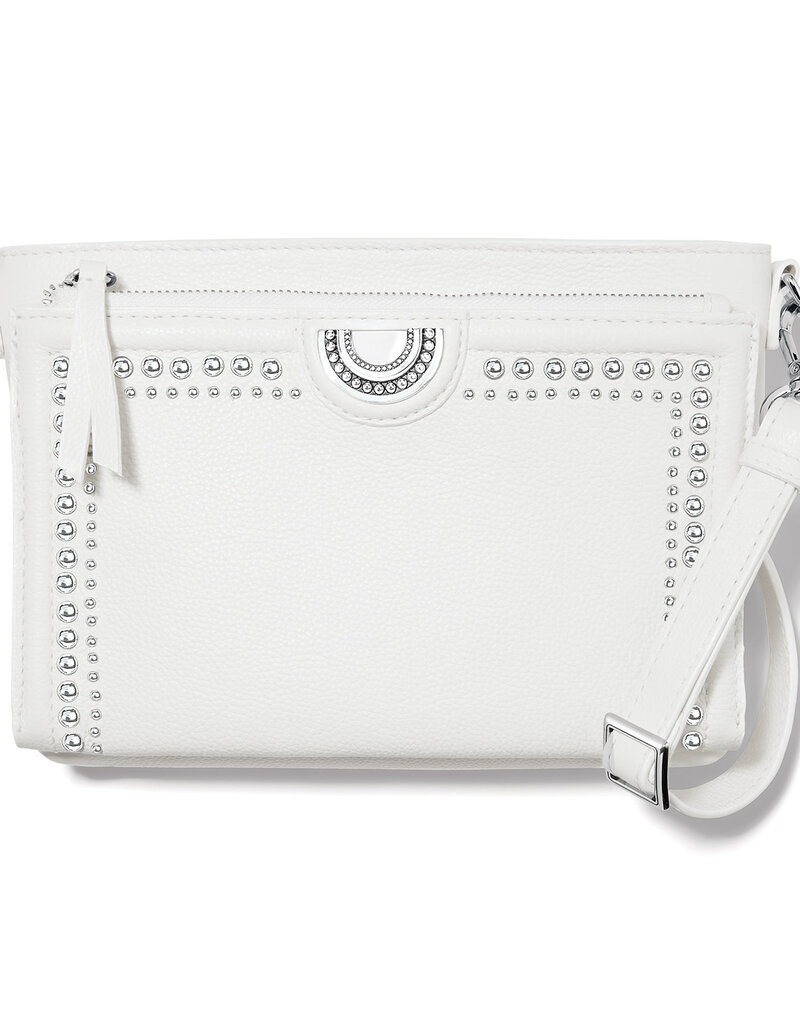 Jordyn Cross-Body Organizer in White