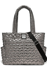 Kameron Utility Tote in Pewter Metallic