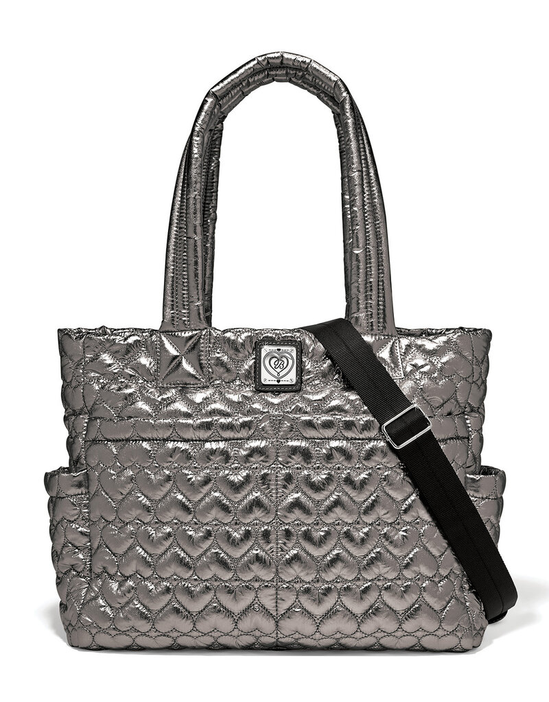 Kameron Utility Tote in Pewter Metallic
