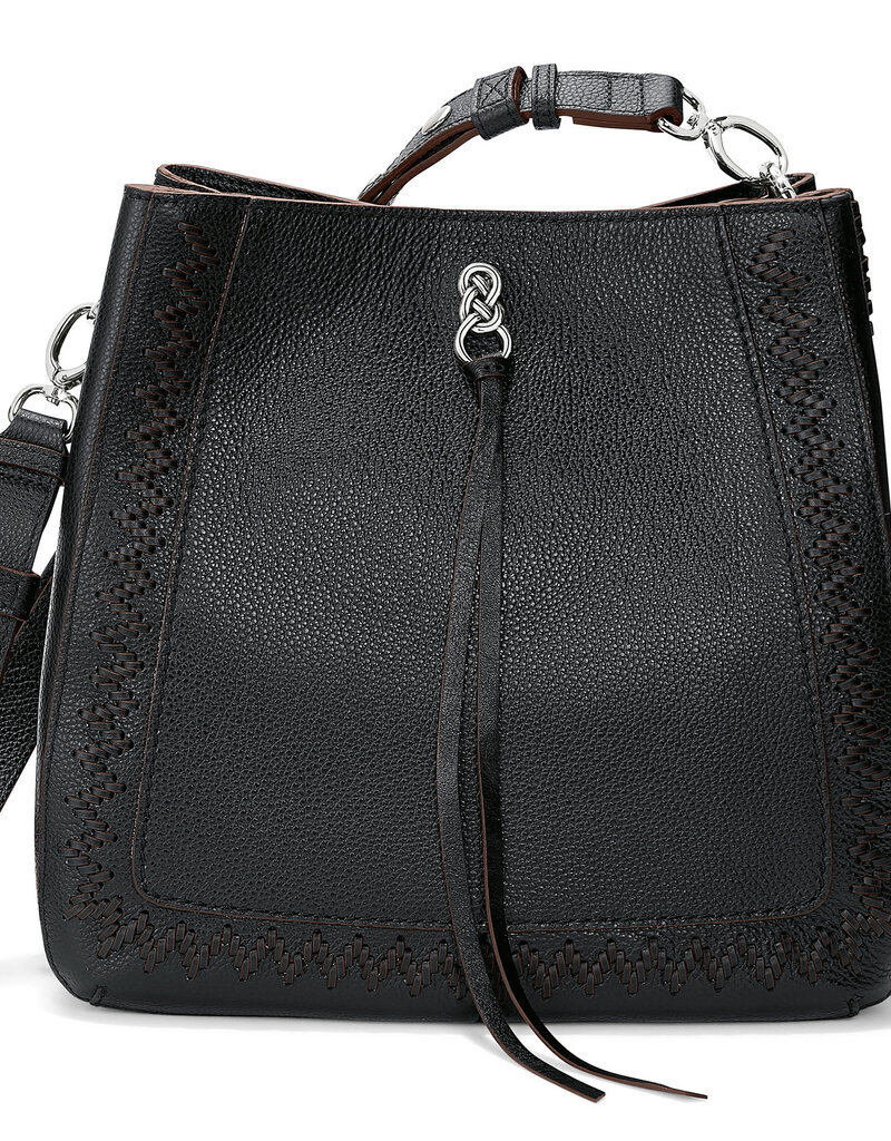 Georgia Convertible Hobo In Black