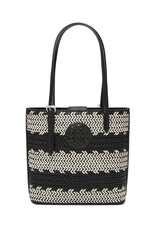 Ferrara Strata Tote in Black