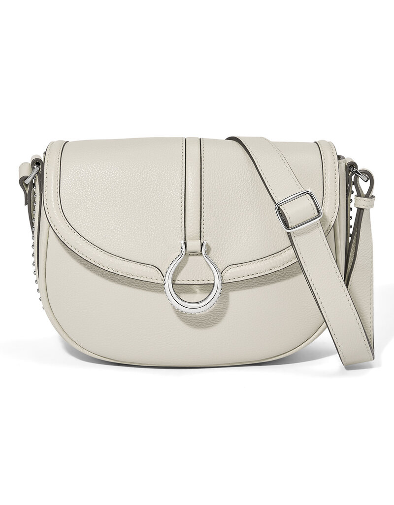 Weston Saddle Bag in Shoe White
