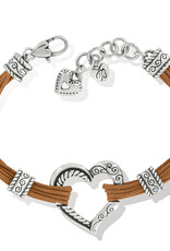 Heritage Heart Bracelet in Henna