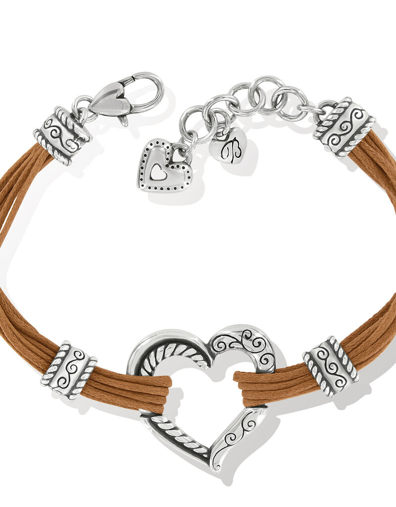 Heritage Heart Bracelet in Henna