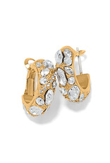 Trust Your Journey Hoop in Gold