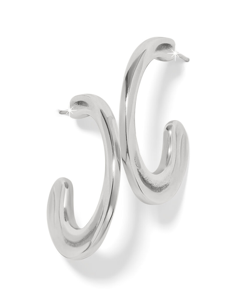 Cascade Hoop in Silver