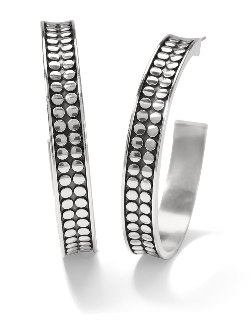 Pebble Dot Medium Hoops