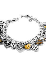 One Heart Charm Bracelet