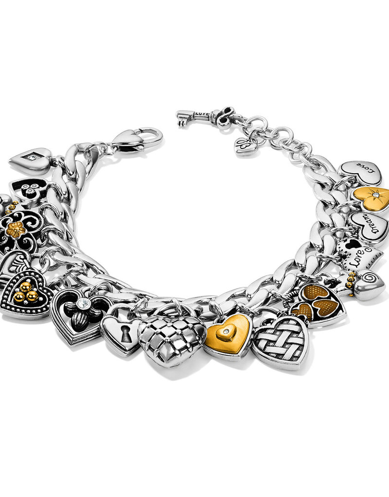 One Heart Charm Bracelet