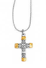 Venezia Reversible Large Cross Necklace