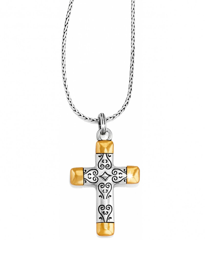 Venezia Reversible Large Cross Necklace