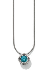 Twinkle Necklace in Blue Zircon