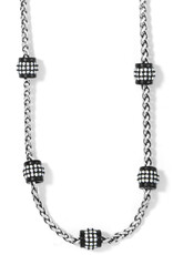 Meridian Petite Short Necklace in Black