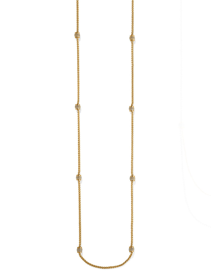 Meridian Petite Long Necklace in Gold